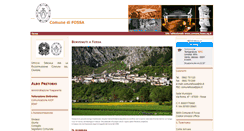 Desktop Screenshot of comunedifossa.it